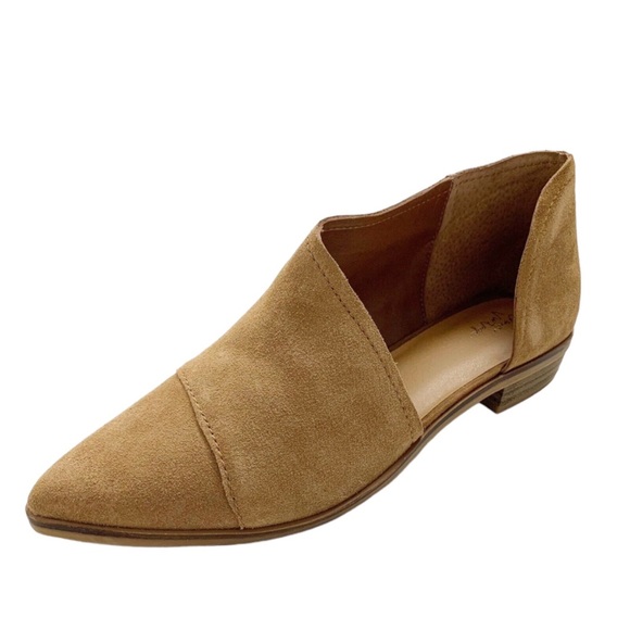 Crown Vintage Taupe Suede Leather Cutout Booties Size 9 - Picture 1 of 13